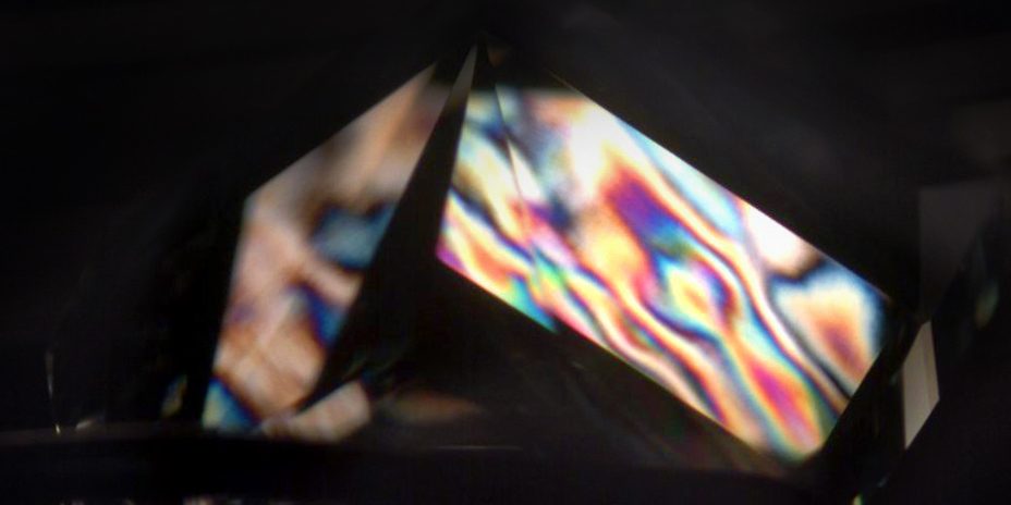 Natural Diamond in Cross Polarized Filters