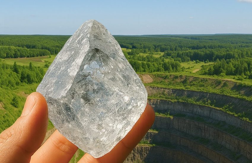 A diamond with a digital fingerprint to follow its journey from start to finish.