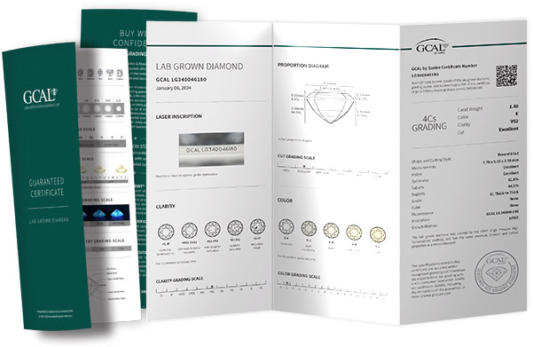 Lab Grown Diamond 4C's Essentials Certificate