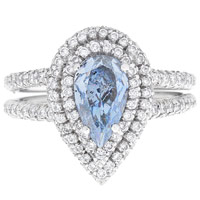 Fancy Blue Diamond Ring For Appraisal